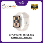 Load image into Gallery viewer, APPLE WATCH SE 2ND GEN 40MM GPS STARLIGHT ALUMINIUM CASE WITH STARLIGHT SPORT BAND M/L
