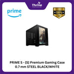 Load image into Gallery viewer, PRIME S - [S] Premium Gaming Case 0.7 mm STEEL BLACK/WHITE
