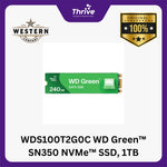 Load image into Gallery viewer, WDS100T2G0C WD Green™ SN350 NVMe™ SSD, 1TB
