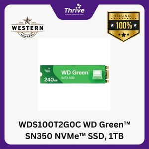 WDS100T2G0C WD Green™ SN350 NVMe™ SSD, 1TB