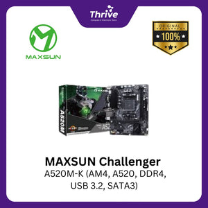 MAXSUN Challenger A520M-K (AM4, A520, DDR4, USB 3.2, SATA3)