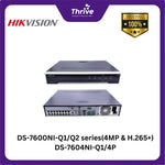 Load image into Gallery viewer, DS-7600NI-Q1/Q2 series(4MP &amp; H.265+) DS-7604NI-Q1/4P