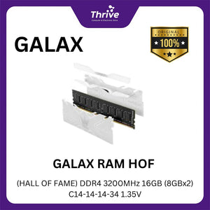GALAX RAM HOF (HALL OF FAME) DDR4 3200MHz 16GB (8GBx2) C14-14-14-34 1.35V