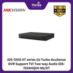 Load image into Gallery viewer, iDS-7200 XT series 1U Turbo AcuSense DVR Support TVI Two-way Audio iDS-7204HQHI-M1/XT