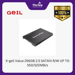 Load image into Gallery viewer, X-geil Value 256GB 2.5 SATAIII R/W UP TO 550/520MB/s
