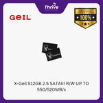 Load image into Gallery viewer, X-Geil 512GB 2.5 SATAIII R/W UP TO 550/520MB/s
