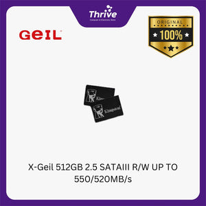 X-Geil 512GB 2.5 SATAIII R/W UP TO 550/520MB/s