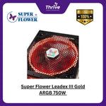 Load image into Gallery viewer, Super Flower Leadex III Gold ARGB 750W - SF-750F14RG (BK) - 80+ GOLD - Full Modular - 10 Years
