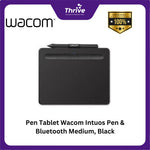 Load image into Gallery viewer, Pen Tablet Wacom Intuos Pen &amp; Bluetooth Medium, Black