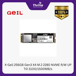 Load image into Gallery viewer, X-Geil 256GB Gen3 X4 M.2 2280 NVME R/W UP TO 3100/1500MB/s
