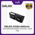 Load image into Gallery viewer, GALAX nVidia Geforce RTX 3060 8GB DDR6 (1-Click OC) - DUAL FAN -
