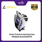 Load image into Gallery viewer, Antec Premium Gaming Case TORQUE BLACK/WHITE - Aluminum Panels - Dual Side 4mm Tempered Glass - Type C 3.1 Ready
