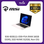 Load image into Gallery viewer, 936-B0B111-059-P14 (RAM 16GB DDR5, SSD NVME 512GB, Non OS)
