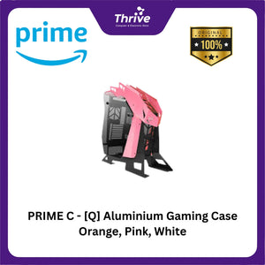 PRIME C - [Q] Aluminium Gaming Case Orange, Pink, White