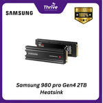 Load image into Gallery viewer, Samsung 980 pro Gen4 2TB Heatsink
