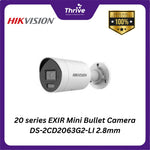 Load image into Gallery viewer, 20 series EXIR Mini Bullet Camera DS-2CD2063G2-LI 2.8mm
