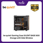 Load image into Gallery viewer, be quiet! Gaming Case SILENT BASE 600 Orange with Side Window
