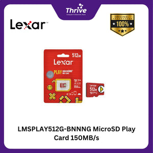 LMSPLAY512G-BNNNG MicroSD Play Card 150MB/s
