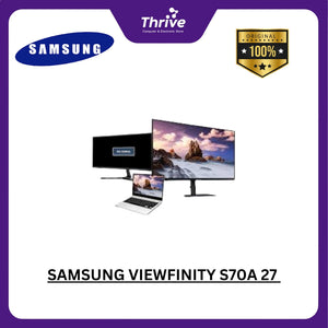 SAMSUNG VIEWFINITY S70A 27 4K 16:9 FLAT IPS 99% SRGB HDR10 3Y