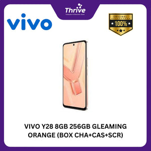 VIVO Y28 8GB 256GB GLEAMING ORANGE (BOX CHA+CAS+SCR)