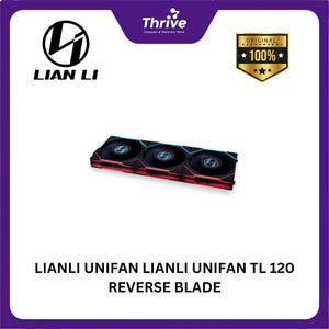 LIANLI UNIFAN LIANLI UNIFAN TL 120 REVERSE BLADE & NON REVERSE BLADE : TL 120 SINGLE PACK BLACK & WHITE