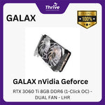 Load image into Gallery viewer, GALAX nVidia Geforce RTX 3060 Ti 8GB DDR6 (1-Click OC) - DUAL FAN - LHR
