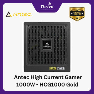 Antec High Current Gamer 1000W - HCG1000 Gold - 80+ Gold Certified - Fully Modular - 10 Years Warranty