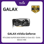 Load image into Gallery viewer, GALAX nVidia Geforce RTX 2060 SUPER 8GB DDR6 (1-Click OC) - DUAL 90mm FAN