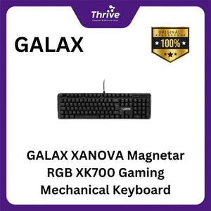 GALAX XANOVA Magnetar RGB XK700 Gaming Mechanical Keyboard - FREE Wrist Rest - Cherry MX Red Switch