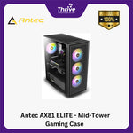 Load image into Gallery viewer, Antec AX81 ELITE - Mid-Tower Gaming Case - Massive Minimalist Mesh Front Panel - 4mm Tempered Glass Side Panel - FREE 3PCS 120mm ARGB Fans + 1PCS 120mm ARGB Fans
