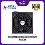 Load image into Gallery viewer, Super Flower Leadex Platinum 2000W - SF-2000F14HP - 80+ PLATINUM - Full Modular - PCIe 5.0 Ready - 10 Years
