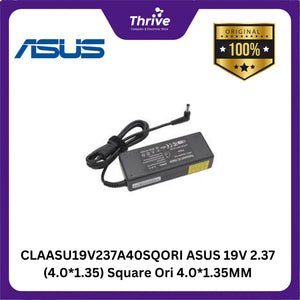 CLAASU19V237A40SQORI ASUS 19V 2.37 (4.0*1.35) Square Ori 4.0*1.35MM