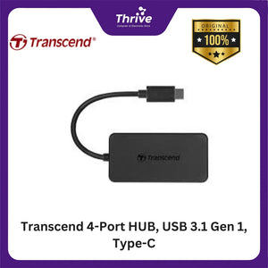 Transcend 4-Port HUB, USB 3.1 Gen 1, Type-C