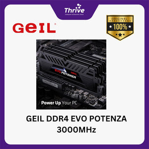 GEIL DDR4 EVO POTENZA 3000MHz Dual Channel 16GB (2x8GB) GAPB416GB3000C16ADC (Support AMD & INTEL