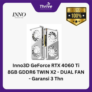 Inno3D GeForce RTX 4060 Ti 8GB GDDR6 TWIN X2 - DUAL FAN - Garansi 3 Thn