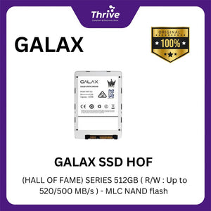 GALAX SSD HOF (HALL OF FAME) SERIES 512GB ( R/W : Up to 520/500 MB/s ) - MLC NAND flash