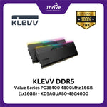Load image into Gallery viewer, KLEVV DDR5 Value Series PC38400 4800Mhz 16GB (1x16GB) - KD5AGUA80-48G4000
