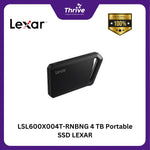 Load image into Gallery viewer, LSL600X004T-RNBNG 4 TB Portable SSD LEXAR
