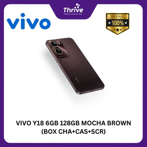 VIVO Y18 6GB 128GB MOCHA BROWN (BOX CHA+CAS+SCR)