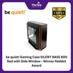 Load image into Gallery viewer, be quiet! Gaming Case SILENT BASE 800 Red with Side Window - Winner Reddot Award
