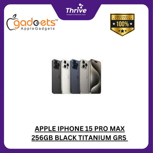 APPLE IPHONE 15 PRO MAX 256GB BLACK TITANIUM GRS RSMI INDONESIA DIGIMAP