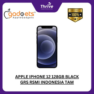 APPLE IPHONE 12 128GB BLACK GRS RSMI INDONESIA TAM