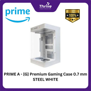 PRIME A - [G] Premium Gaming Case 0.7 mm STEEL WHITE