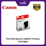 Load image into Gallery viewer, PGI-2700 Black XL MAXIFY Printers Cartridges
