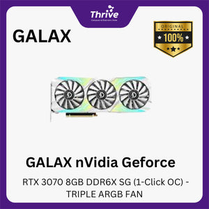 GALAX nVidia Geforce RTX 3070 8GB DDR6X SG (1-Click OC) - TRIPLE ARGB FAN -