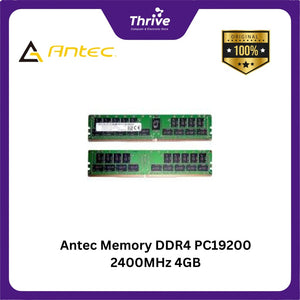 Antec Memory DDR4 PC19200 2400MHz 4GB (1x4GB) Red Led - AMD4UZ124001604G-5SR