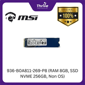 936-B0A811-269-P8 (RAM 8GB, SSD NVME 256GB, Non OS)