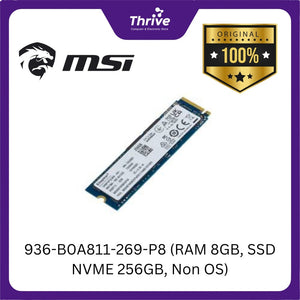 936-B0A811-269-P8 (RAM 8GB, SSD NVME 256GB, Non OS)