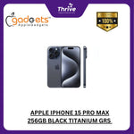 Load image into Gallery viewer, APPLE IPHONE 15 PRO MAX 256GB BLACK TITANIUM GRS RSMI INDONESIA GDN
