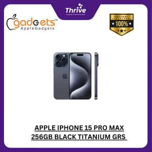 APPLE IPHONE 15 PRO MAX 256GB BLACK TITANIUM GRS RSMI INDONESIA GDN